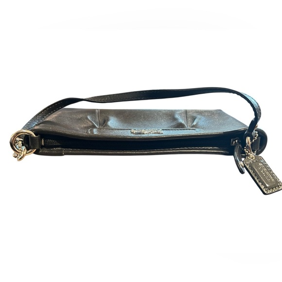 Coach Black Leather Mini Demi Bag – Purple Lining - Picture 6 of 7